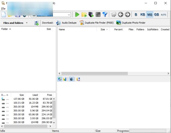 FolderSizeProfessional,磁盘.