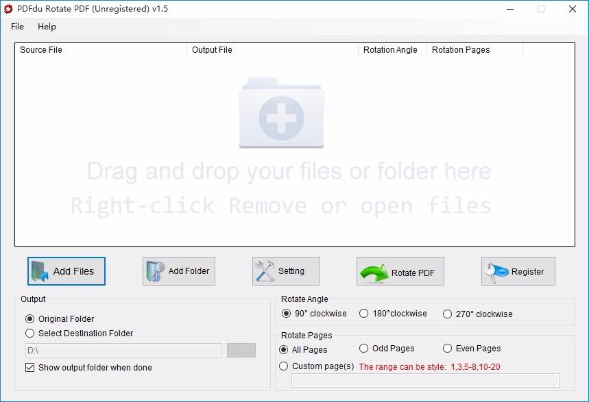 PDFdu Rotate PDF,PDF页面旋转工具,PDF旋转